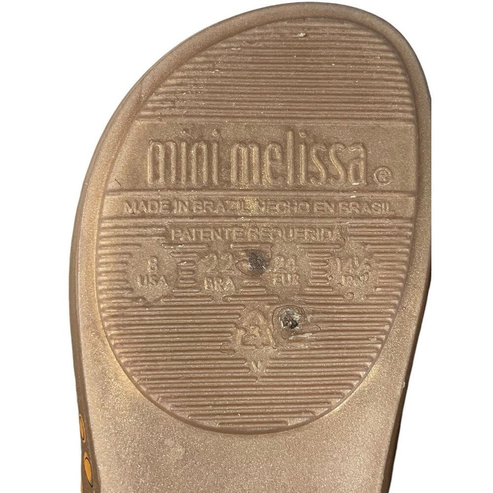 Mini Melissa Disney Bambi Sandals Toddler Size 8 - Picture 8 of 9